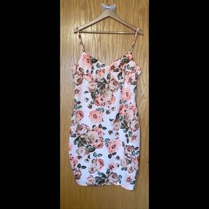 Pink floral Fashion Nova dress